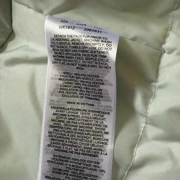 Columbia Ava Alpine II Insulated Waterproof Women Sz M Ski Jacket White Grey New - Picture 13 of 15